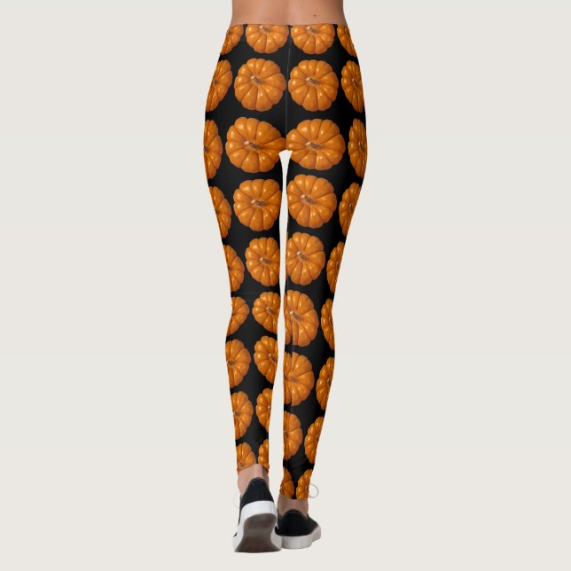 Halloween Erntedank kleine Pumpkins Leggings (Rückseite)