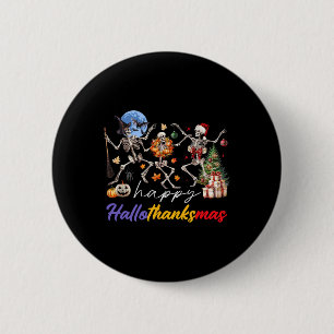 Halloween Erntedank Weihnachten Glückwunsch Hallow Button