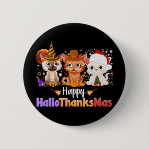 Halloween Erntedank Weihnachten Glückwunsch Hallow Button