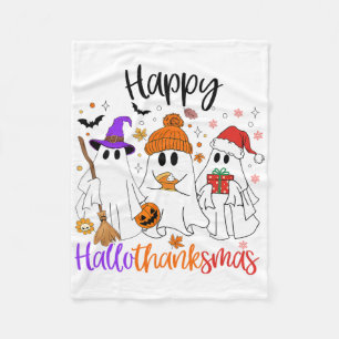 Halloween Erntedank Weihnachten Glückwunsch Hallow Fleecedecke