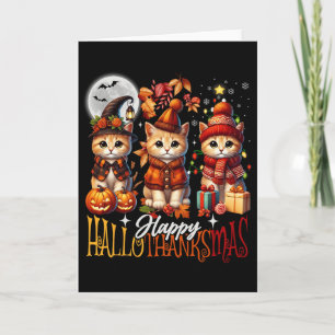 Halloween Erntedank Weihnachten Glückwunsch Hallow Karte
