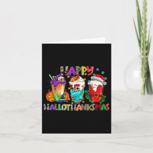 Halloween Erntedank Weihnachten Glückwunsch Hallow Karte