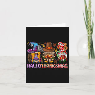 Halloween Erntedank Weihnachten Glückwunsch Hallow Karte