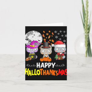Halloween Erntedank Weihnachten Glückwunsch Hallow Karte