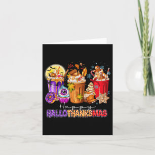 Halloween Erntedank Weihnachten Glückwunsch Hallow Karte