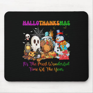 Halloween Erntedank Weihnachten Glückwunsch Hallow Mousepad