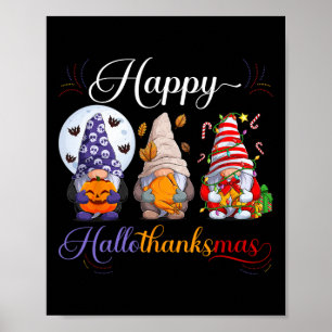 Halloween Erntedank Weihnachten Glückwunsch Hallow Poster