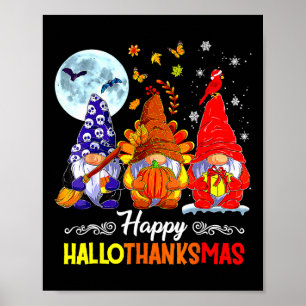 Halloween Erntedank Weihnachten Glückwunsch Hallow Poster