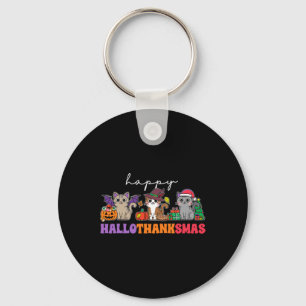 Halloween Erntedank Weihnachten Glückwunsch Hallow Schlüsselanhänger