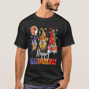 Halloween Erntedank Weihnachten Glückwunsch Hallow T-Shirt