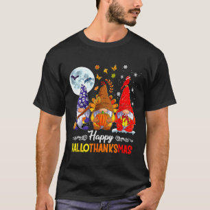 Halloween Erntedank Weihnachten Glückwunsch Hallow T-Shirt