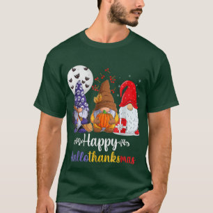 Halloween Erntedank Weihnachten Glückwunsch Hallow T-Shirt