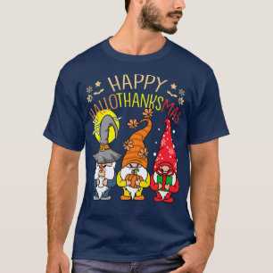 Halloween Erntedank Weihnachten HalloDanke T-Shirt