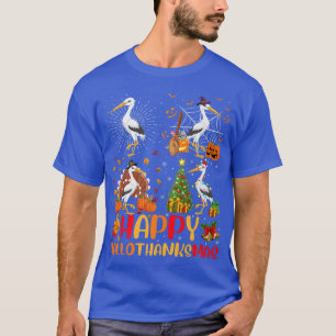 Halloween Erntedank Weihnachtsstorch Bird Hallot T-Shirt