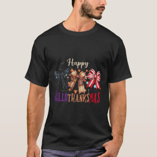 Halloween Erntedankfest Frohes Hallothanksmas Koke T-Shirt