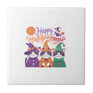 Halloween Erntedankfest Weihnachten Froh HalloDank Fliese