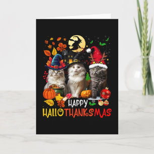 Halloween Erntedankfest Weihnachten Frohes Halloth Karte