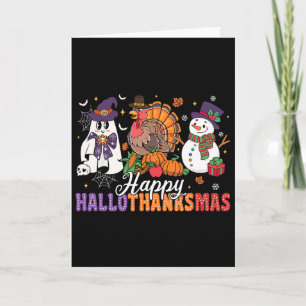 Halloween Erntedankfest Weihnachten Frohes Halloth Karte