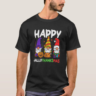 Halloween Erntedankfest Weihnachten Frohes Halloth T-Shirt
