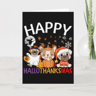 Halloween Erntedankfest Weihnachten Frohes Hallowe Karte