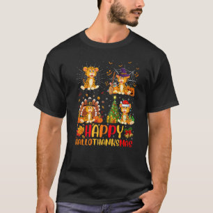 Halloween Erntedankfest Weihnachten Jaguar Halloth T-Shirt