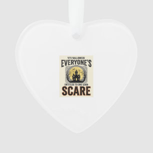 Halloween Erschrecke Jeden Anspruchsvoll Gruselig Ornament