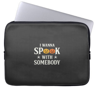 Halloween Erschrecke Jemanden Kürbis Spinne SVG Laptopschutzhülle