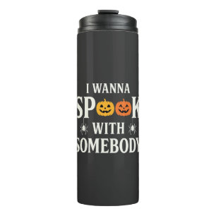 Halloween Erschrecke Jemanden Kürbis Spinne SVG Thermosbecher