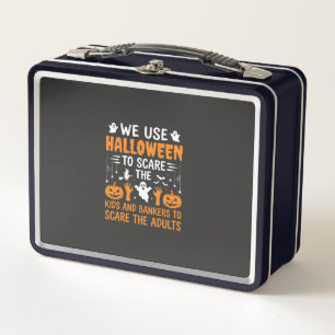 Halloween erschreckt Kinder Banker Erwachsene Desi Metall Brotdose
