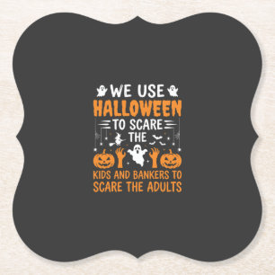 Halloween erschreckt Kinder Banker Erwachsene Desi Untersetzer