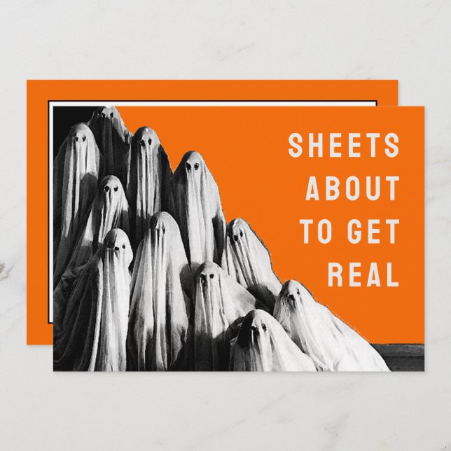 Halloween Erwachsene Party Einladungen (Vorne/Hinten)