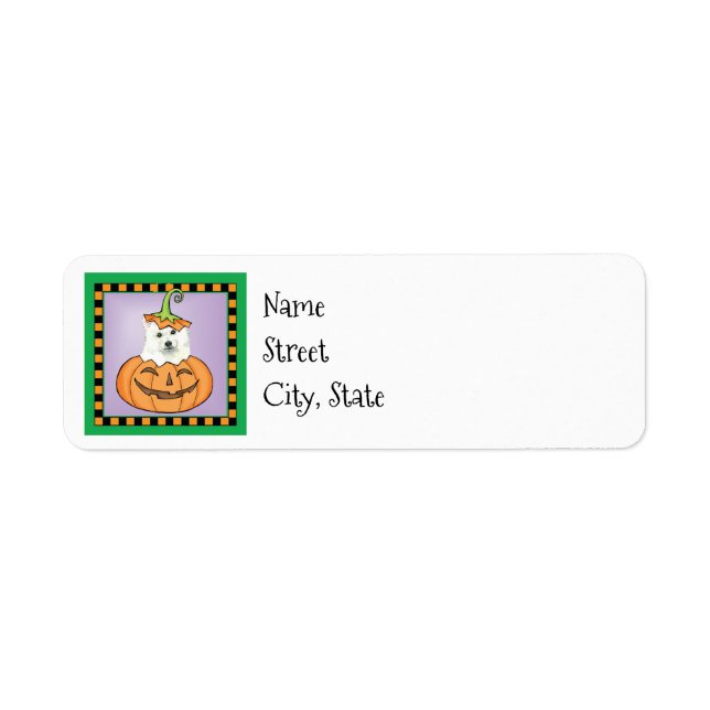 Halloween Eskie Label (Vorne)