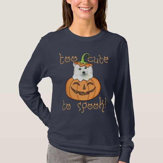 Halloween Eskie T-Shirt (Vorderseite)