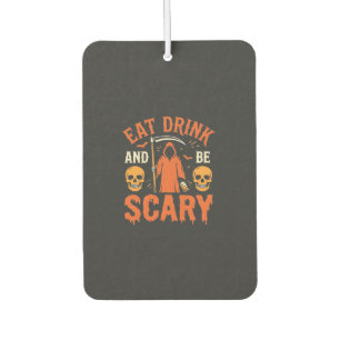 Halloween Essen Trinken Sei Gruseliger Sensenmann Autolufterfrischer