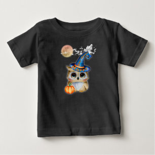 Halloween Eule Baby T-shirt