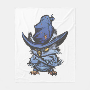 Halloween-Eule  Fleecedecke