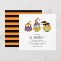 Halloween-Eulen. Liebliche Kinder kostümen Party.