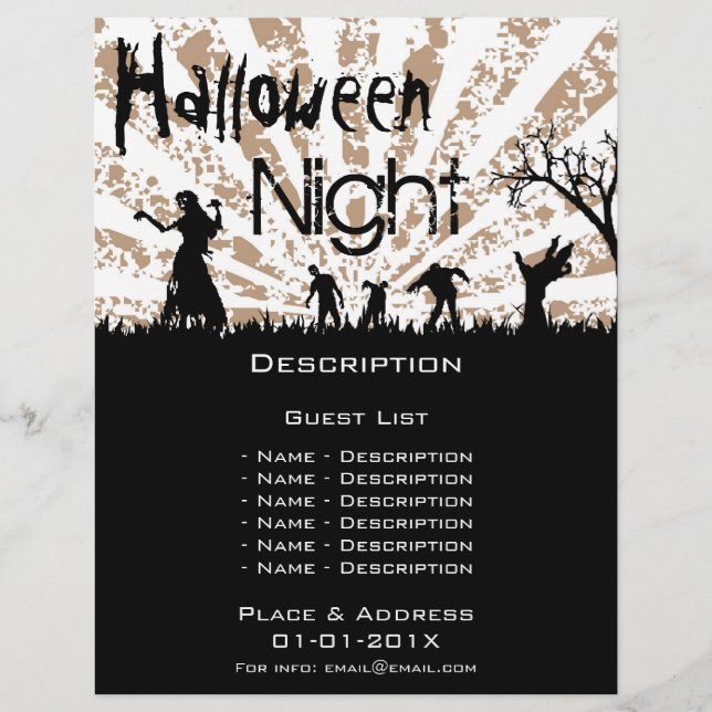 Halloween Event Promotion Flyer (Vorne)