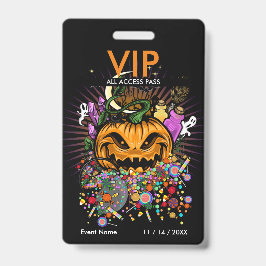 Halloween Event VIP Access Pass Abzeichen Ausweis