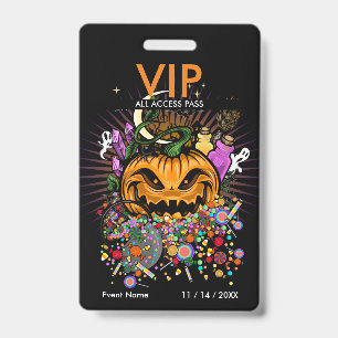 Halloween-Event-VIP-Zugangsabzeichen Ausweis