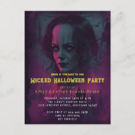 Halloween Evil Circus Clown-Party Einladung