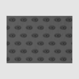 Halloween Evil Eye Grau Seidenpapier