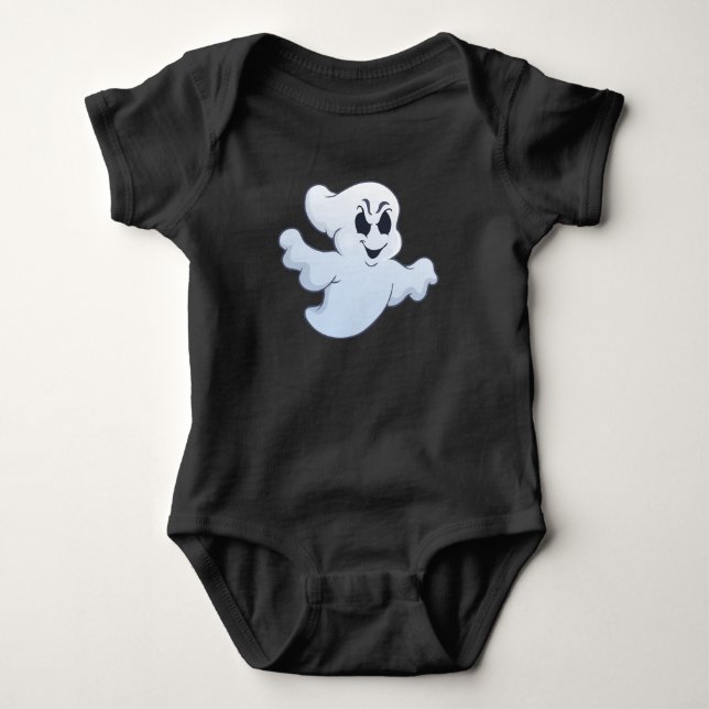 Halloween Evil Ghost Baby Strampler (Vorderseite)