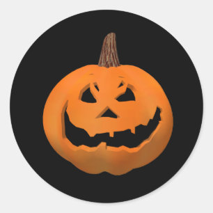 Halloween: Evil Jack-O-Lantern: Aufkleber
