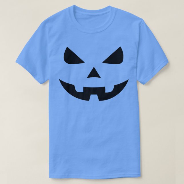 Halloween Evil Pumpkin Face Women & Men T-Shirt (Design vorne)