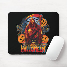Halloween Evil Skelett, Pumpkin Mousepad