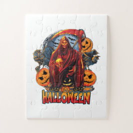 Halloween Evil Skelett, Pumpkin Puzzle