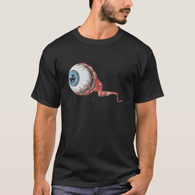 Halloween-Eyeball-Shirt T-Shirt (Vorderseite)