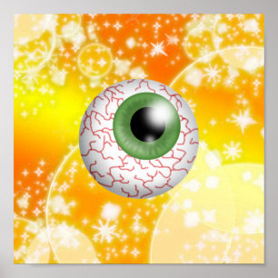 Halloween Eyeball - SRF Poster