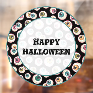 Halloween Eyeballs Fensteraufkleber